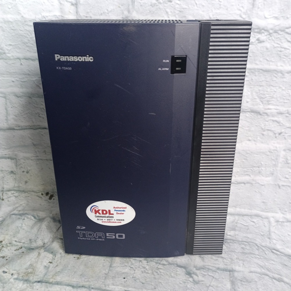 Panasonic KX-TDA50G Hybrid IP-PBX Business Phone System Unit KX-TDA50 Blue